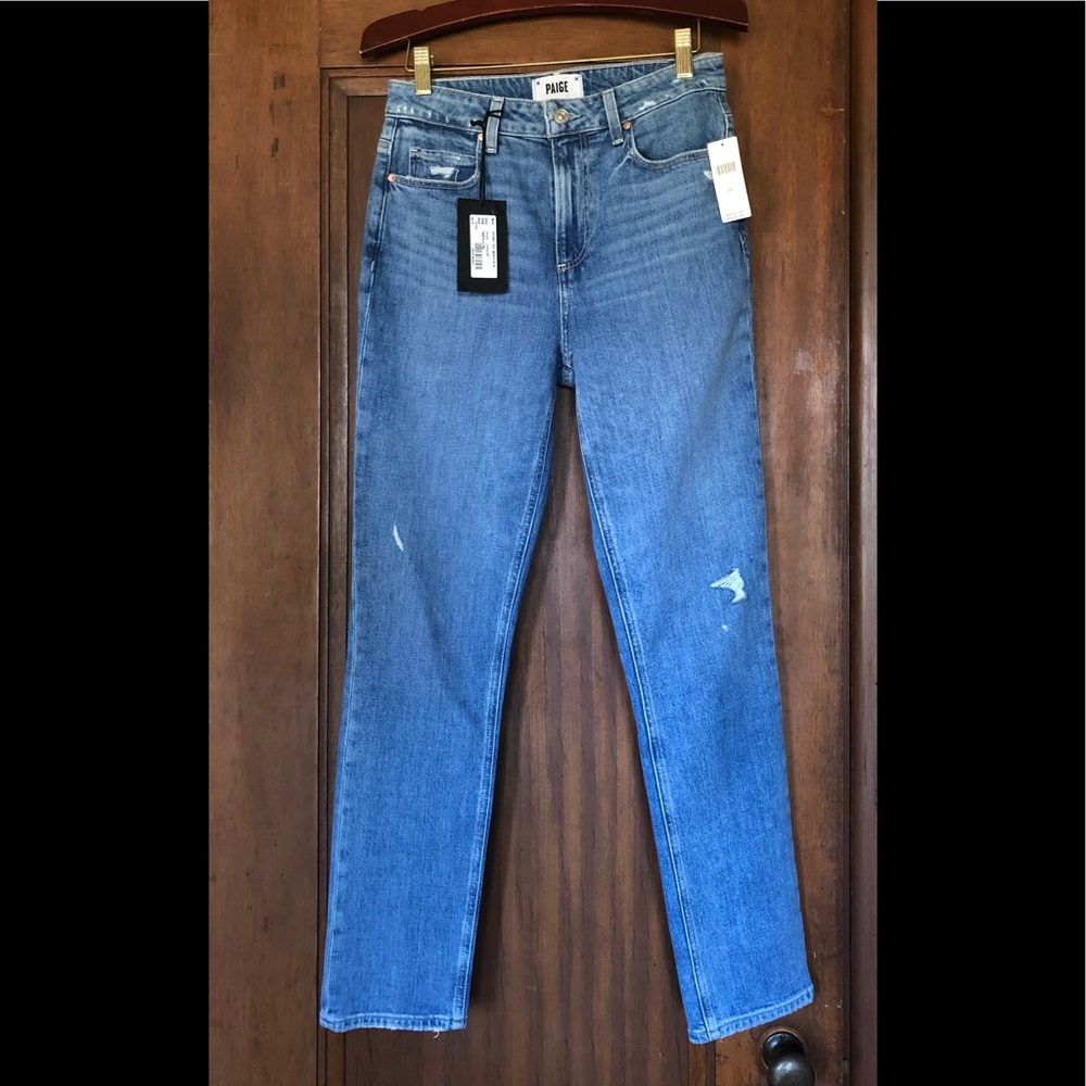 Anthropologie Paige Sarah Slim Jeans High Rise Sz 26